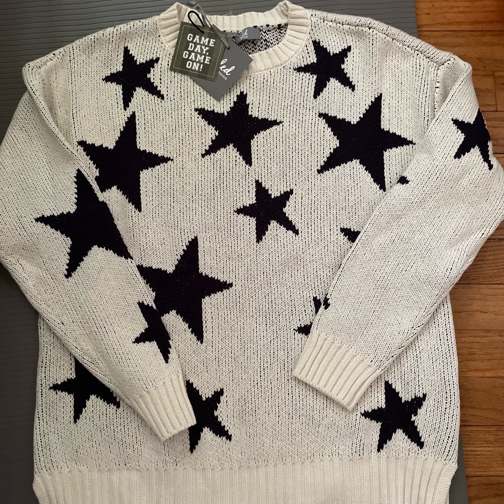 Game Day “Dallas Cowboys” Sweater Women’s Lg - NWT